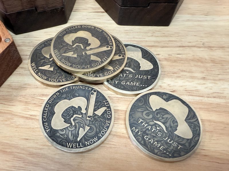 Tombstone Challenge Coin- Wyatt and Doc - Image 3