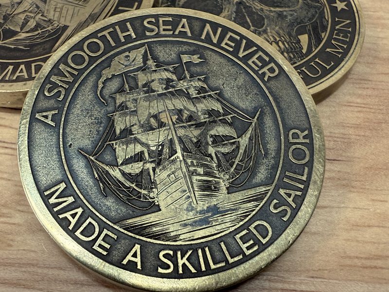 Smooth Sea Never Made A Good Sailor/ We Are Not Decended From Fearful Men - Image 5